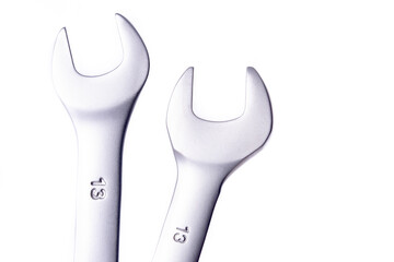 Flat wrenches for workshop work. Accessories for workshop mechanics.