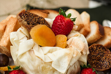 cake with fruits