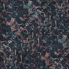 Seamless blue pink cream and navy surface pattern. High quality illustration. Overlaid and multiplied distressed and grungy worn abstract design for print. Detailed artistic repeat tile swatch.