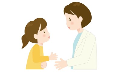 保健室の先生と女の子
