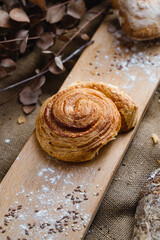 homemade bread on table