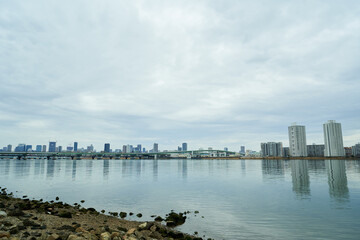 Fototapeta premium 河川敷