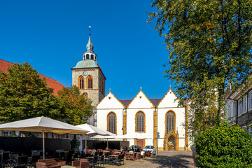 Sankt Aegidius Kirche, Rheda Wiedenbrueck, Nordrhein-Westfalen, Deutschland 