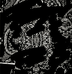 Abstract pattern with brushes splashes. Modern abstract design for wallpapers, carpet, cover fabric, interior decor and other users