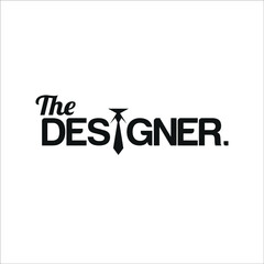The designer, Logo for a designer or designing company. Creative and vector.