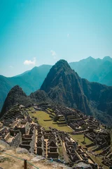 Crédence de cuisine en verre imprimé Machu Picchu Machu Picchu