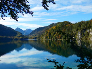 Blick auf den Alpsee, Bayern