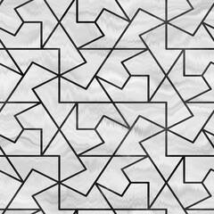 Black and white seamless abstract grunge texture. High quality illustration. Ornate glossy luxurious polished monochrome design for print and surface design. Modern textile art. Ink background.