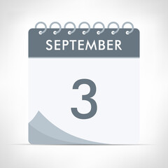 September 3 - Calendar Icon