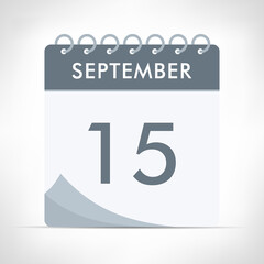 September 15 - Calendar Icon