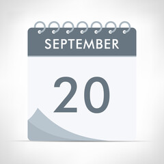 September 20 - Calendar Icon