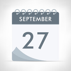 September 27 - Calendar Icon