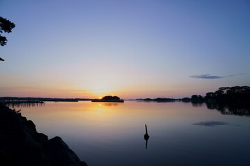 松島海岸の日の出