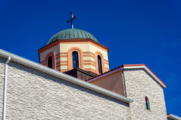 Fototapeta na wymiar St. Dimitrija Solunski Macedonian Orthodox Church - constructed in 1994.