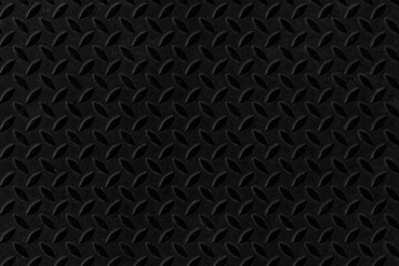 Black Diamond Steel Plate Floor pattern and seamless background