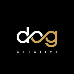 DOG Letter Initial Logo Design Template Vector Illustration