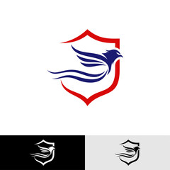 Eagle logo vector design concept. Creative design template