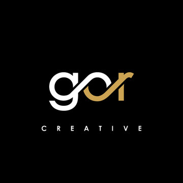 GOR Letter Initial Logo Design Template Vector Illustration