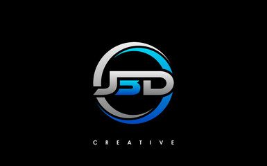 JBD Letter Initial Logo Design Template Vector Illustration