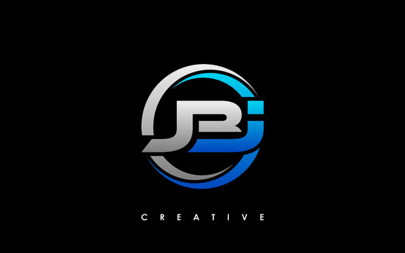 JBI Letter Initial Logo Design Template Vector Illustration