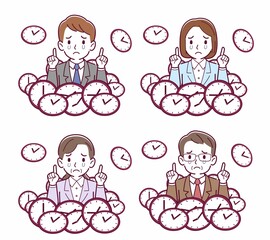 時計の中にいる人