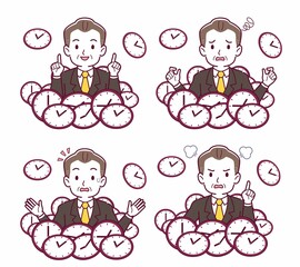 時計の中にいる人