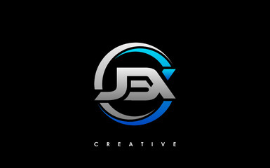 JBX Letter Initial Logo Design Template Vector Illustration