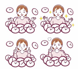 時計の中にいる人