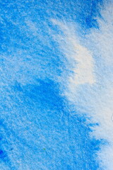 Blue Watercolor Macro Washed Background