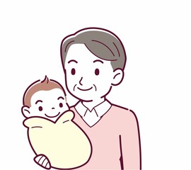 生まれたばかりの赤ちゃんと