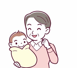 生まれたばかりの赤ちゃんと