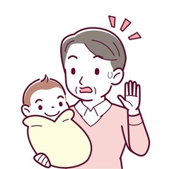 生まれたばかりの赤ちゃんと