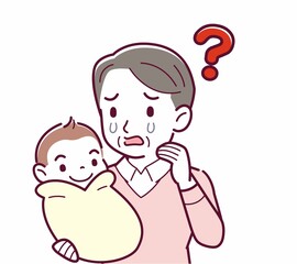 生まれたばかりの赤ちゃんと