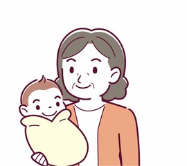 生まれたばかりの赤ちゃんと