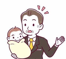 生まれたばかりの赤ちゃんと