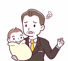 生まれたばかりの赤ちゃんと