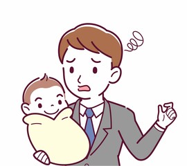 生まれたばかりの赤ちゃんと