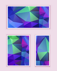 Polygonal Mosaic Background, Low Poly Style, Vector illustration, Business Design Templates