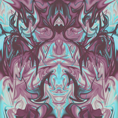 An abstract wavy psychedelic background image.