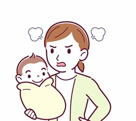 生まれたばかりの赤ちゃんと