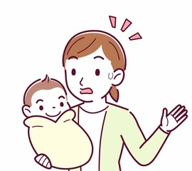 生まれたばかりの赤ちゃんと