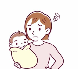 生まれたばかりの赤ちゃんと