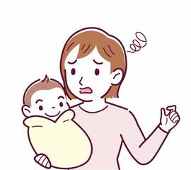 生まれたばかりの赤ちゃんと