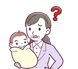 生まれたばかりの赤ちゃんと