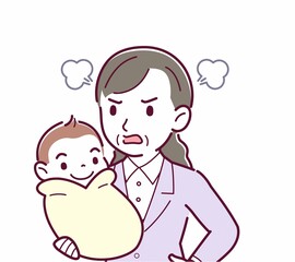 生まれたばかりの赤ちゃんと