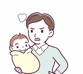 生まれたばかりの赤ちゃんと