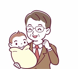 生まれたばかりの赤ちゃんと