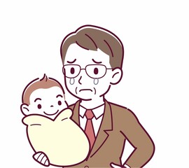 生まれたばかりの赤ちゃんと