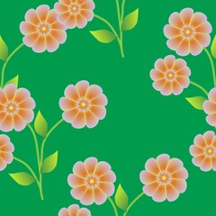 Seamless Pattern With Floral Motifs able to print for cloths, tablecloths, blanket, shirts, dresses, posters, papers.