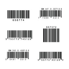 barcode vector image collection